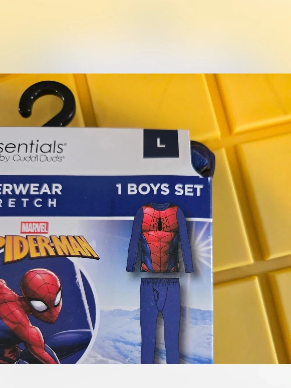 Cuddl Duds Spider-Man Red and Blue Boys Costume Pajama Set